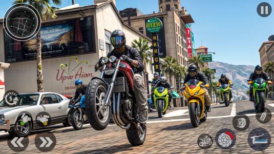 اسکرین شات 7 بازی Open World City Bike Driving