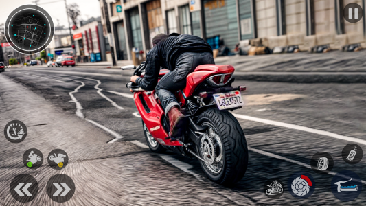 اسکرین شات 5 بازی Open World City Bike Driving