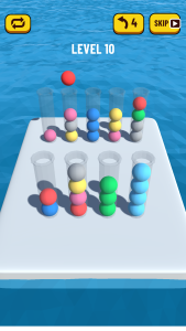 اسکرین شات 2 بازی Ball Sort Puzzle 3D