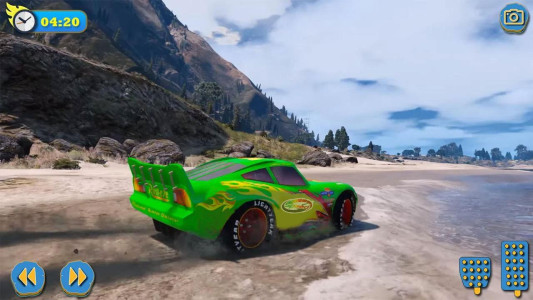 اسکرین شات 1 بازی Superhero Cars Racing