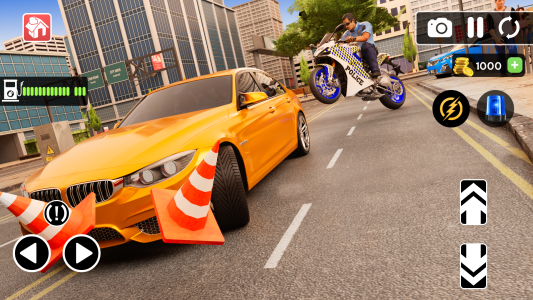 اسکرین شات 2 بازی Motorbike 3D: Police Bike Game