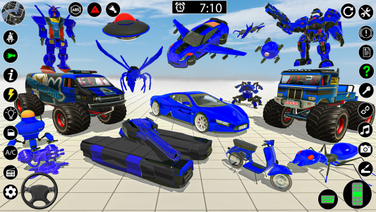 اسکرین شات 1 بازی Robot Car Simulator Game
