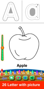 اسکرین شات 2 برنامه Alphabet Coloring