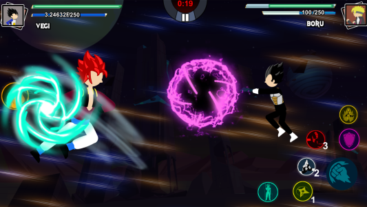 اسکرین شات 1 بازی Stickman Dragon Shadow Legend