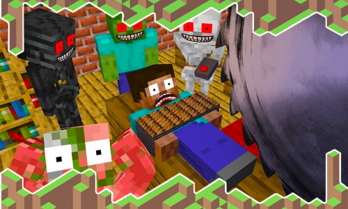 اسکرین شات 4 برنامه Map Monster School for MCPE