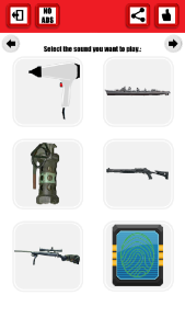 اسکرین شات 5 برنامه Air Horn, Fart Prank Sound Sfx