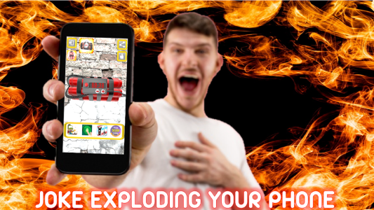 اسکرین شات 2 برنامه Bomb explosion-Broken screen
