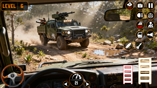 اسکرین شات 4 بازی Army Cargo Truck Game 2026