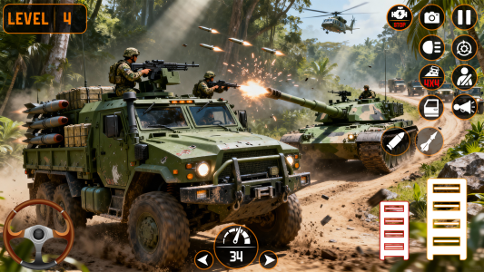 اسکرین شات 1 بازی Army Cargo Truck Game 2026
