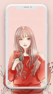 اسکرین شات 2 برنامه Girly Wallpapers Hd