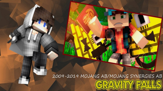 اسکرین شات 2 بازی Map Gravity Falls: Blocks City