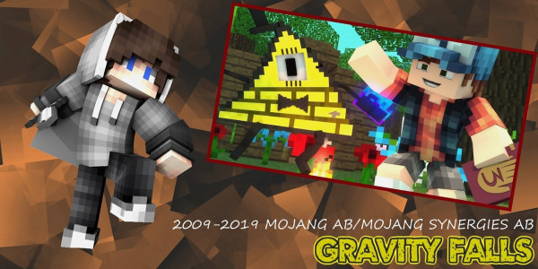 اسکرین شات 4 بازی Map Gravity Falls: Blocks City