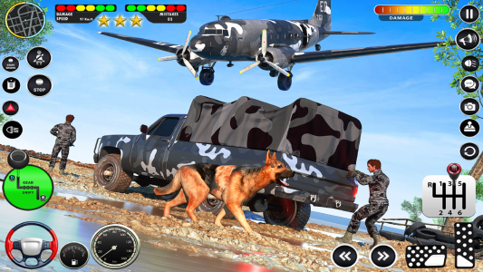 اسکرین شات 2 برنامه Army Transport Truck Simulator