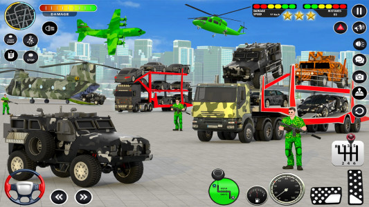 اسکرین شات 7 برنامه Army Transport Truck Simulator