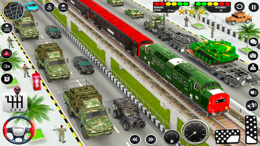 اسکرین شات 8 برنامه Army Transport Truck Simulator