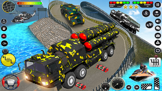 اسکرین شات 3 برنامه Army Transport Truck Simulator