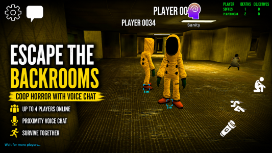 اسکرین شات 2 بازی Backrooms Online: Coop Horror