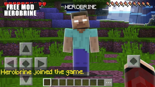 اسکرین شات 3 برنامه Herobrine Mod for Minecraft PE