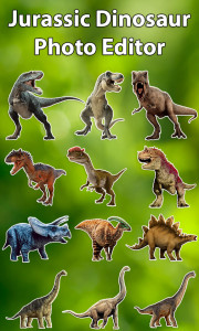 اسکرین شات 1 برنامه Jurassic Dinosaur Photo Editor