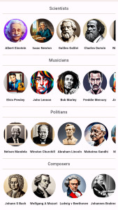اسکرین شات 1 برنامه AI History Chat: Historic Talk