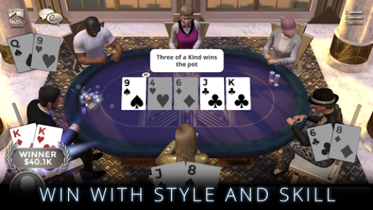 اسکرین شات 2 بازی CasinoLife Poker - #1 Free Texas Holdem 3D