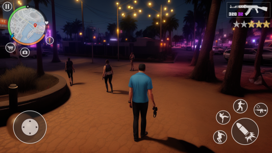 اسکرین شات 2 بازی Vegas City: Real Gangster Town