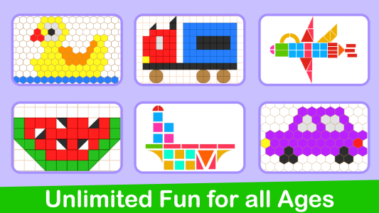 اسکرین شات 6 بازی Mosaic Puzzles Art Game Kids