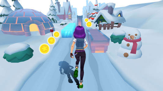 اسکرین شات 8 بازی Subway Lady Run