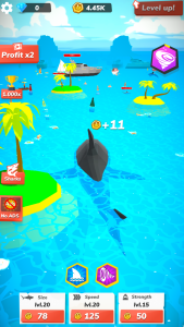 اسکرین شات 2 بازی Idle Shark World - Tycoon Game