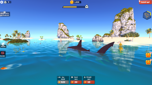 اسکرین شات 5 بازی Idle Shark 2-Mega Tycoon Game