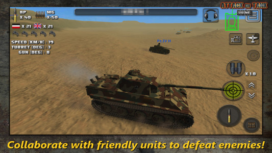 اسکرین شات 3 بازی Attack on Tank : World Warfare