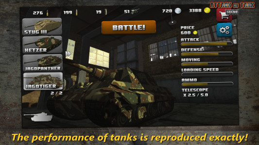 اسکرین شات 5 بازی Attack on Tank : World Warfare