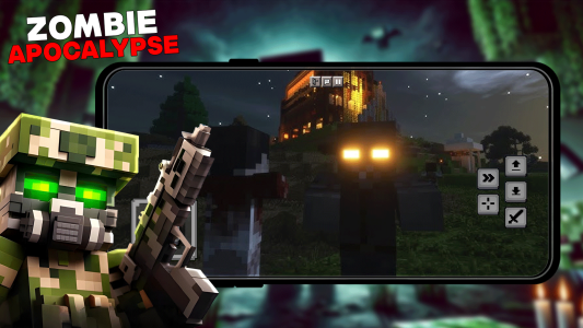 اسکرین شات 5 برنامه Zombie Apocalypse in Minecraft
