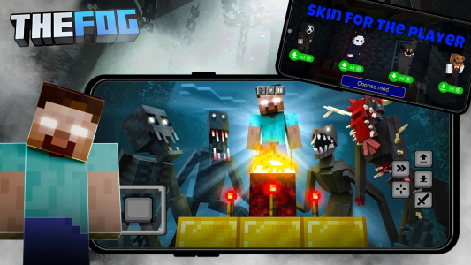 اسکرین شات 1 برنامه Mod Creatures of the Fog MCPE