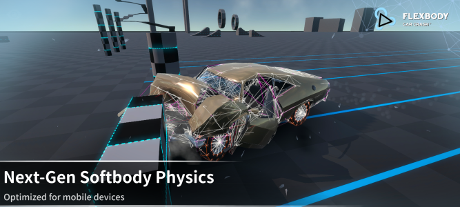 اسکرین شات 1 بازی Flexbody Car Crash: Soft Body