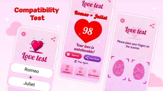 اسکرین شات 7 برنامه Love Test - Compatibility Test