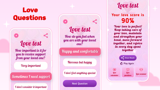 اسکرین شات 8 برنامه Love Test - Compatibility Test
