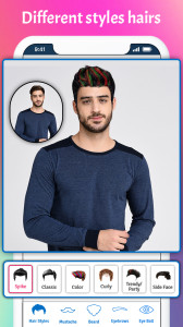 اسکرین شات 2 برنامه Men HairStyle, Suits, Mustache