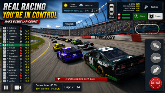 اسکرین شات 3 بازی American Speedway Manager