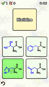 اسکرین شات 1 بازی Amino Acid Quiz