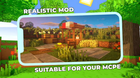 اسکرین شات 4 برنامه Realistic Mod for Minecraft