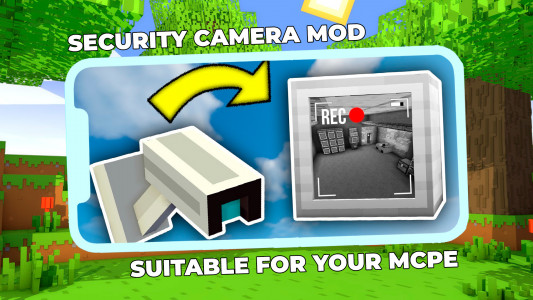 اسکرین شات 2 برنامه Security Camera Mod Minecraft