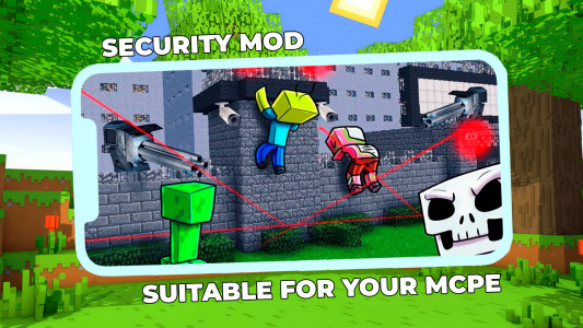 اسکرین شات 1 برنامه Security Craft Mod Minecraft