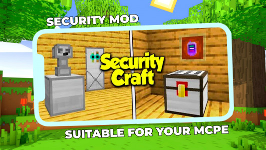 اسکرین شات 3 برنامه Security Craft Mod Minecraft