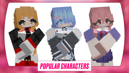 دانلود برنامه Anime Girl Skin Minecraft برای اندروید | مایکت