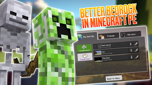 اسکرین شات 1 برنامه Better Bedrock in Minecraft PE