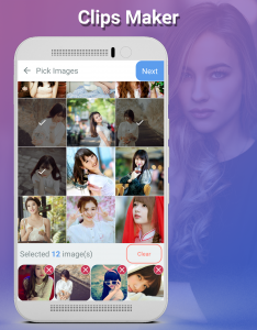 اسکرین شات 3 برنامه Clips Maker