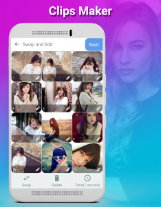 اسکرین شات 4 برنامه Clips Maker