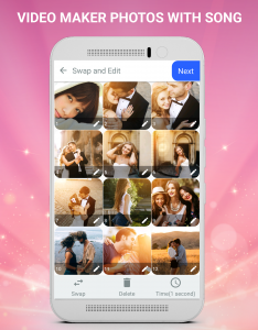 اسکرین شات 4 برنامه Video Maker Photos With Song