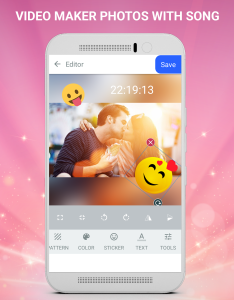 اسکرین شات 5 برنامه Video Maker Photos With Song